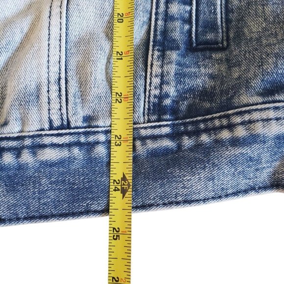 Men's GS 115 Premium Denim Jacket Size M Bleached Blue - Picture 8 of 10